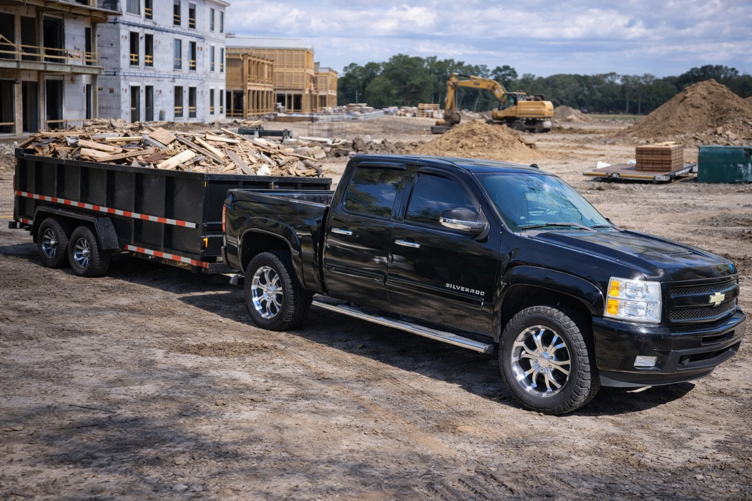 CFL Environmental Services truck and dump trailer